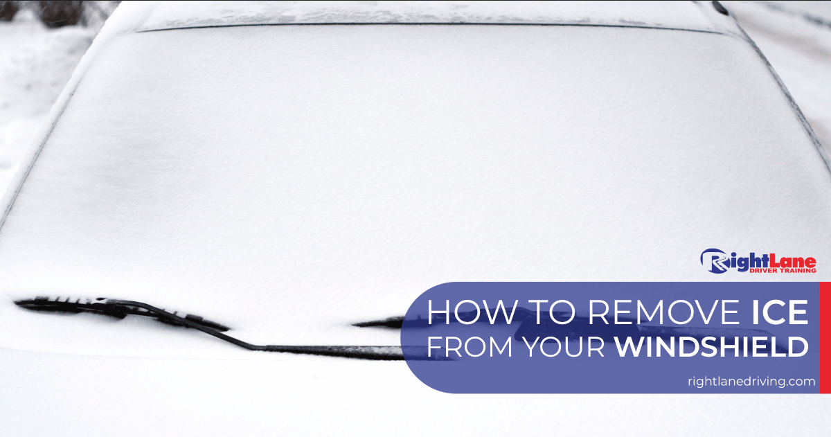How to remove ice from your windshield
